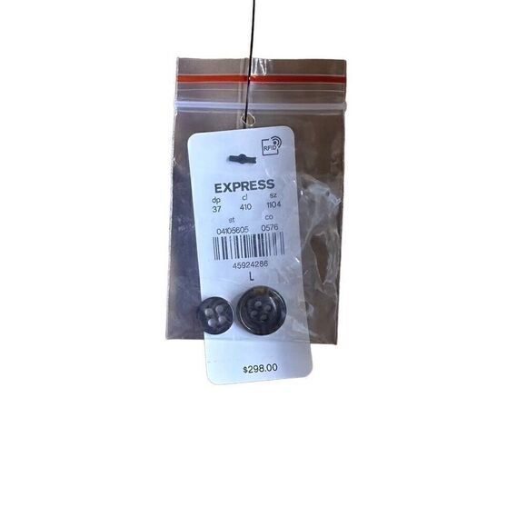 NWT express men’s wool coat size large - Picture 5 of 5